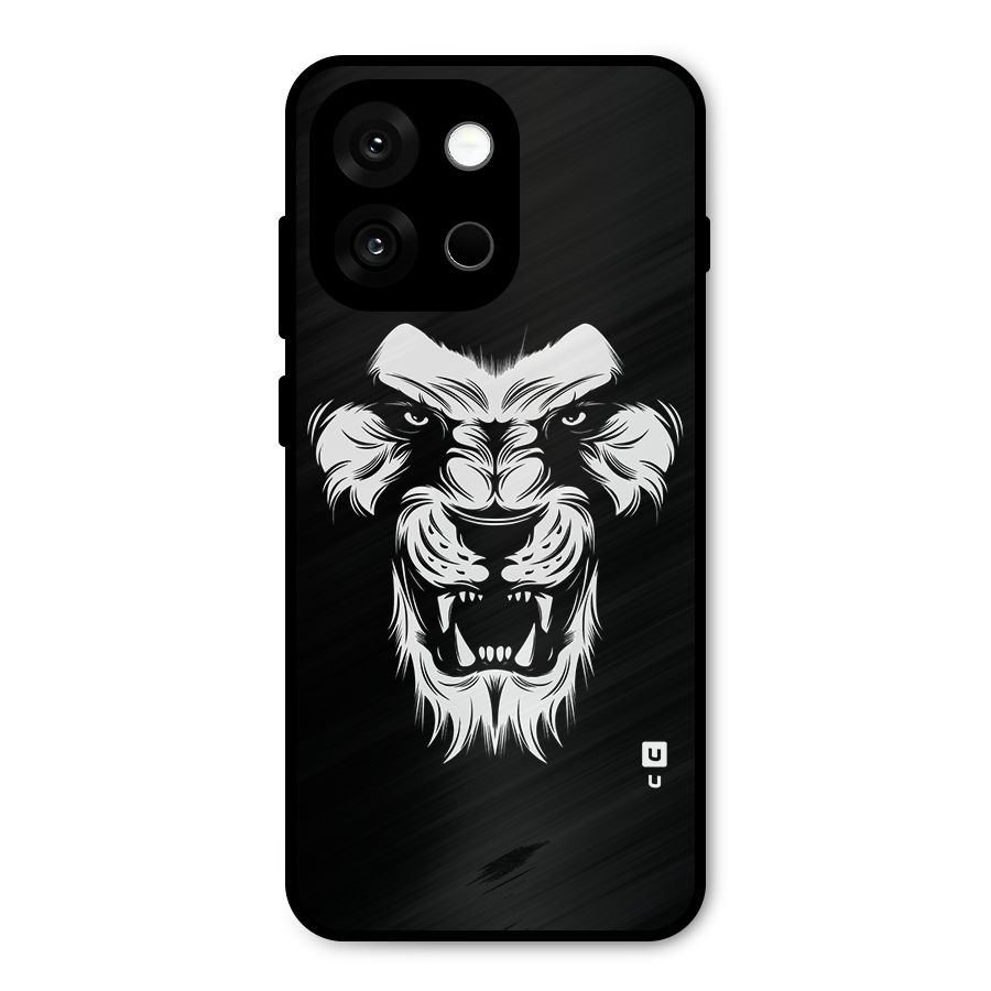 Fierce Lion Digital Art Metal Back Case for OnePlus 13s