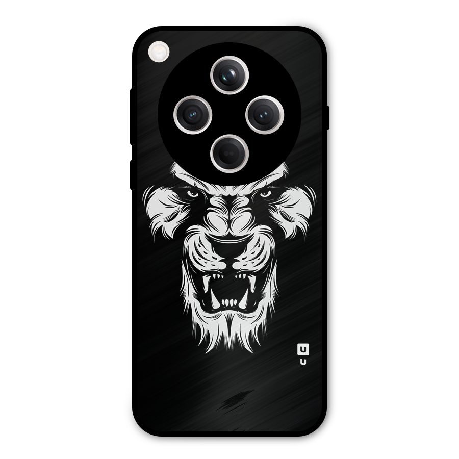 Fierce Lion Digital Art Metal Back Case for Oppo Find X8