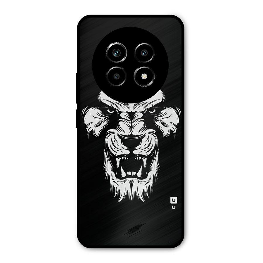 Fierce Lion Digital Art Metal Back Case for Realme 13 Pro