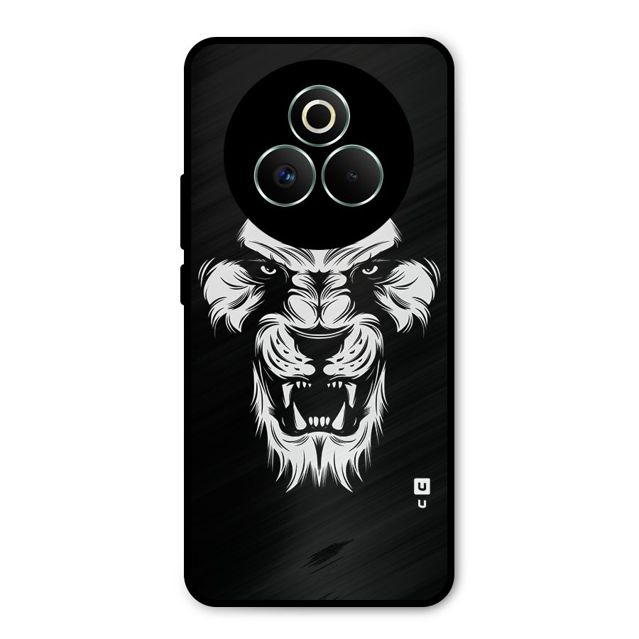 Fierce Lion Digital Art Metal Back Case for Realme P3 Pro