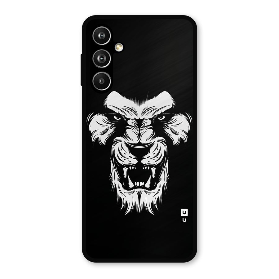 Fierce Lion Digital Art Metal Back Case for Samsung Galaxy M54