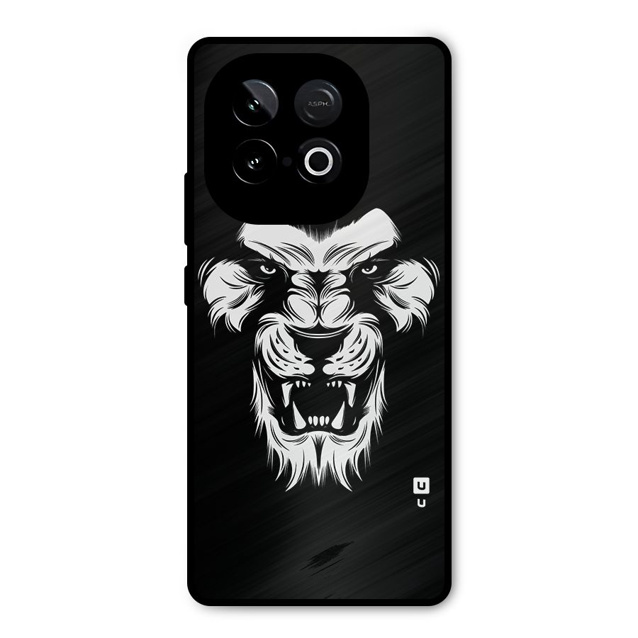 Fierce Lion Digital Art Metal Back Case for iQOO Neo 10
