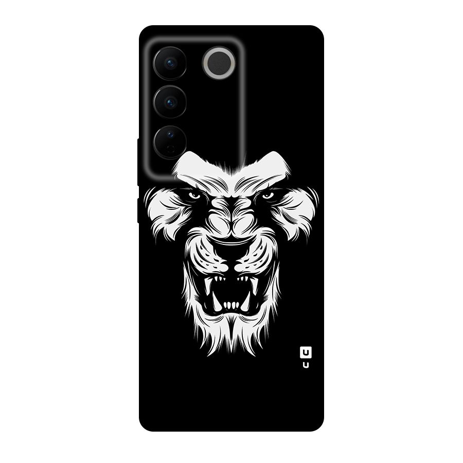 Fierce Lion Digital Art Original Polycarbonate Back Case for Vivo V27