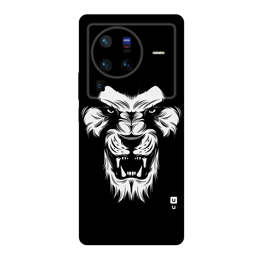 Fierce Lion Digital Art Original Polycarbonate Back Case for Vivo X80