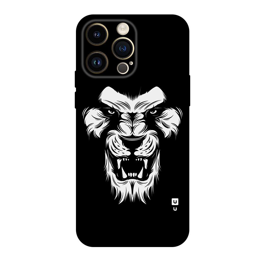 Fierce Lion Digital Art Original Polycarbonate Back Case for iPhone 14 Pro Max