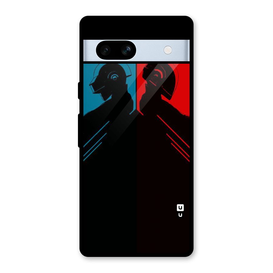 Fight Colours Glass Back Case for Google Pixel 7a