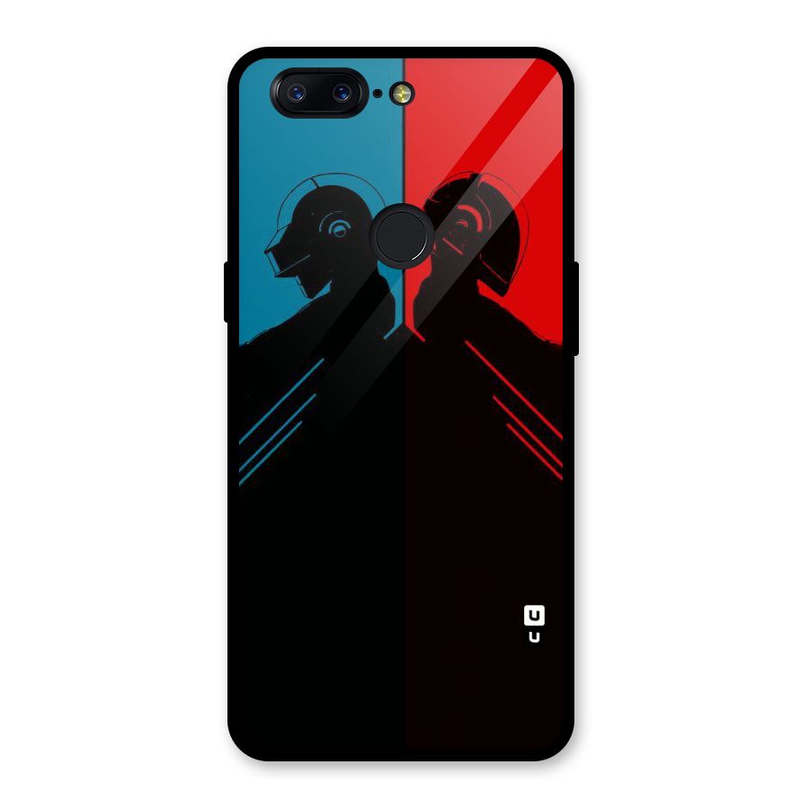 Fight Colours Glass Back Case for OnePlus 5T