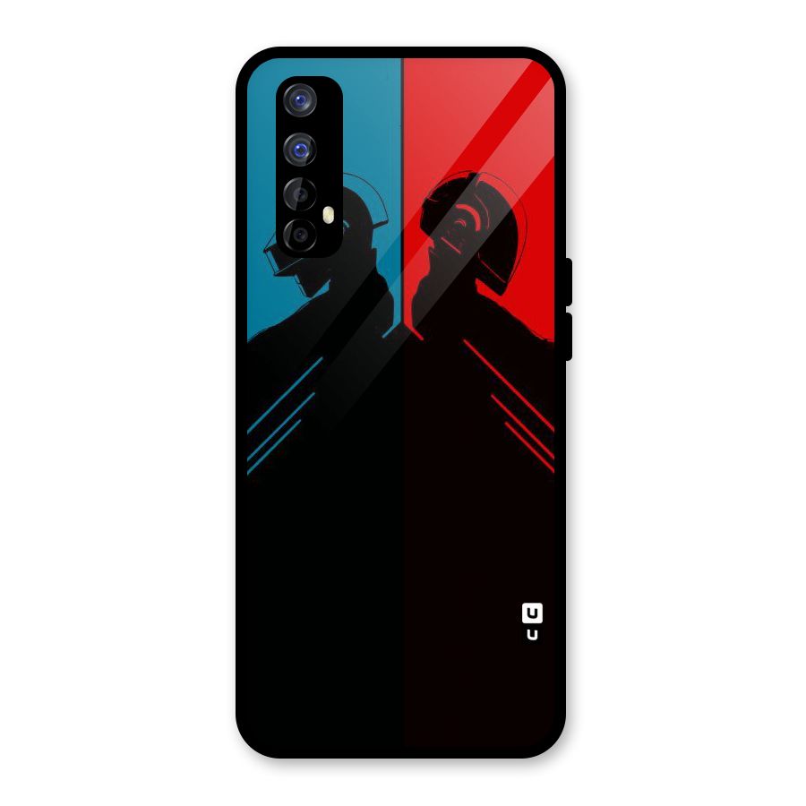 Fight Colours Glass Back Case for Realme Narzo 20 Pro