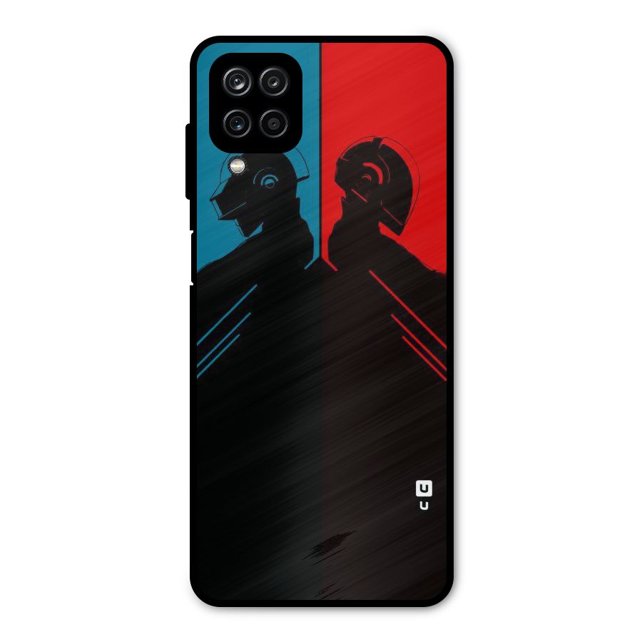 Fight Colours Metal Back Case for Galaxy A12