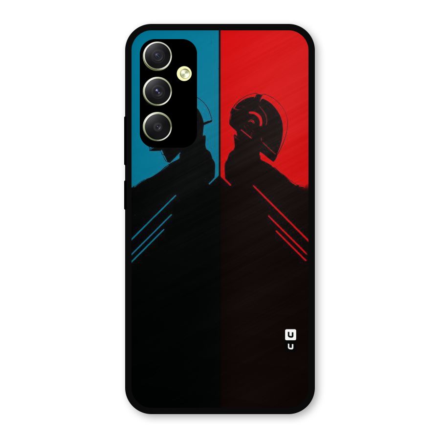 Fight Colours Metal Back Case for Galaxy A34