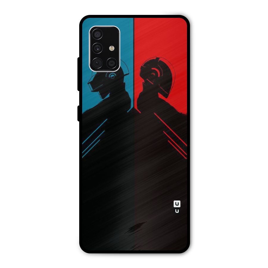 Fight Colours Metal Back Case for Galaxy A51