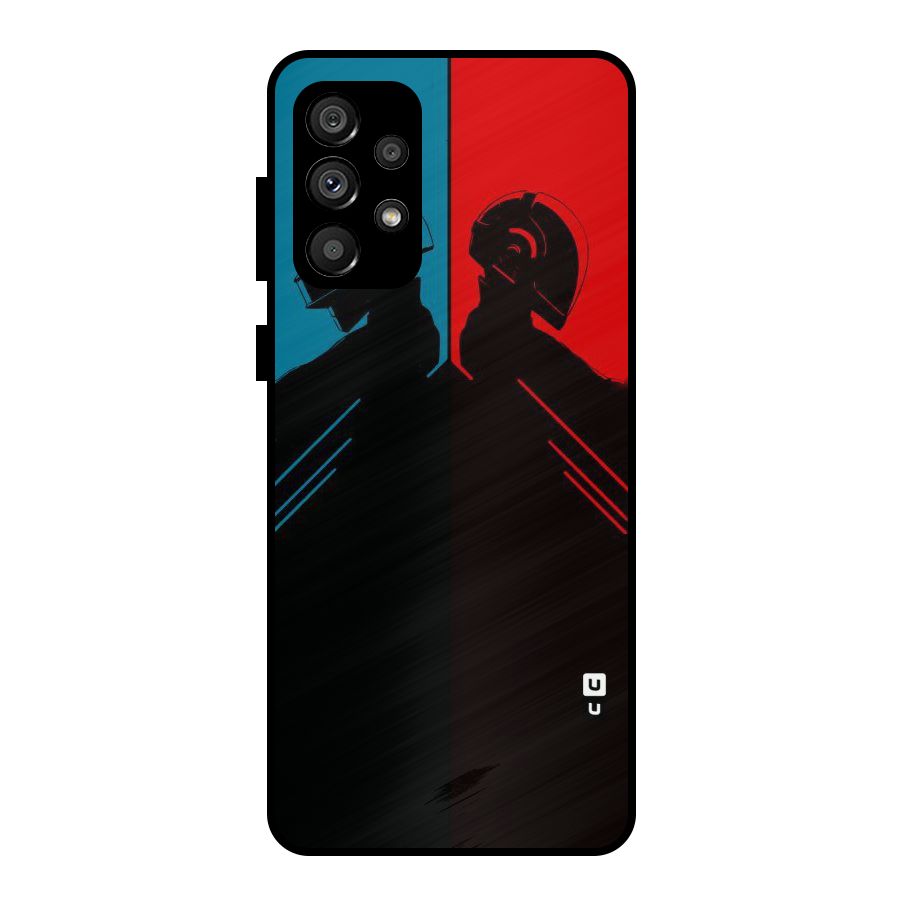 Fight Colours Metal Back Case for Galaxy A73 5G