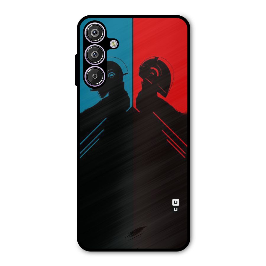 Fight Colours Metal Back Case for Galaxy F15
