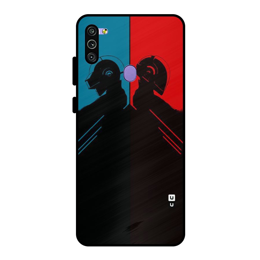 Fight Colours Metal Back Case for Galaxy M11