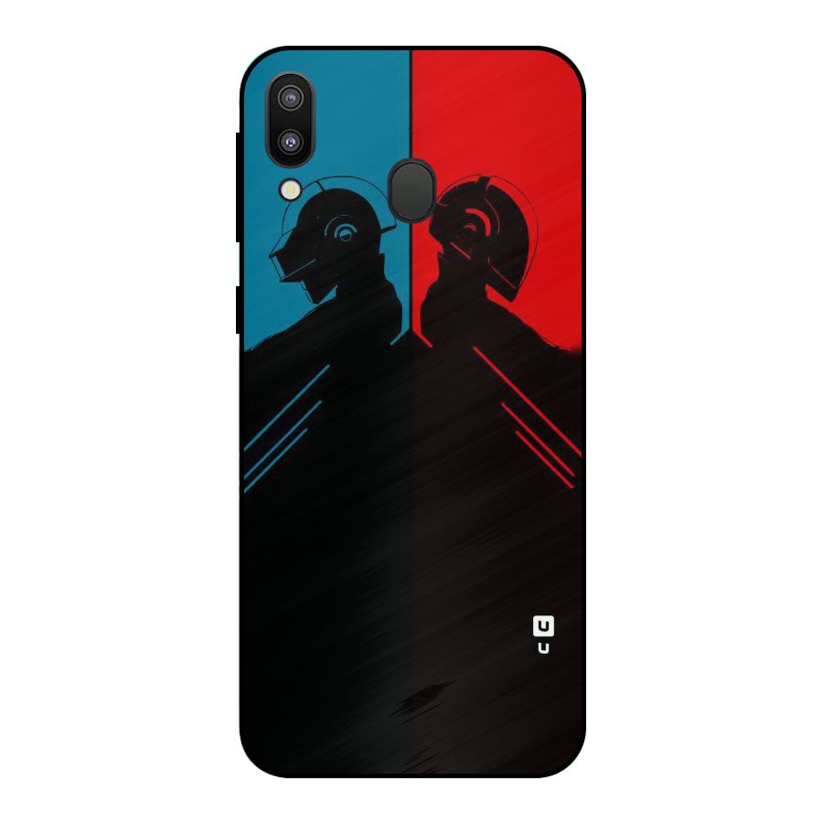Fight Colours Metal Back Case for Galaxy M20