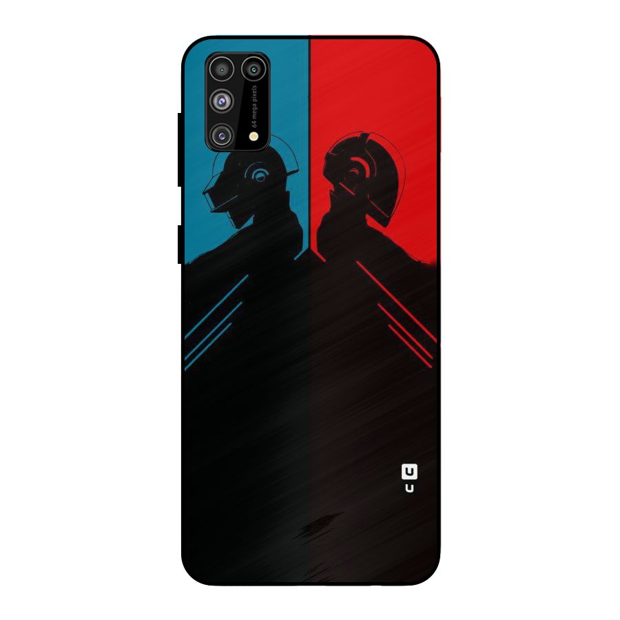 Fight Colours Metal Back Case for Galaxy M31