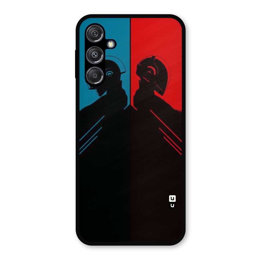 Fight Colours Metal Back Case for Galaxy M34 5G