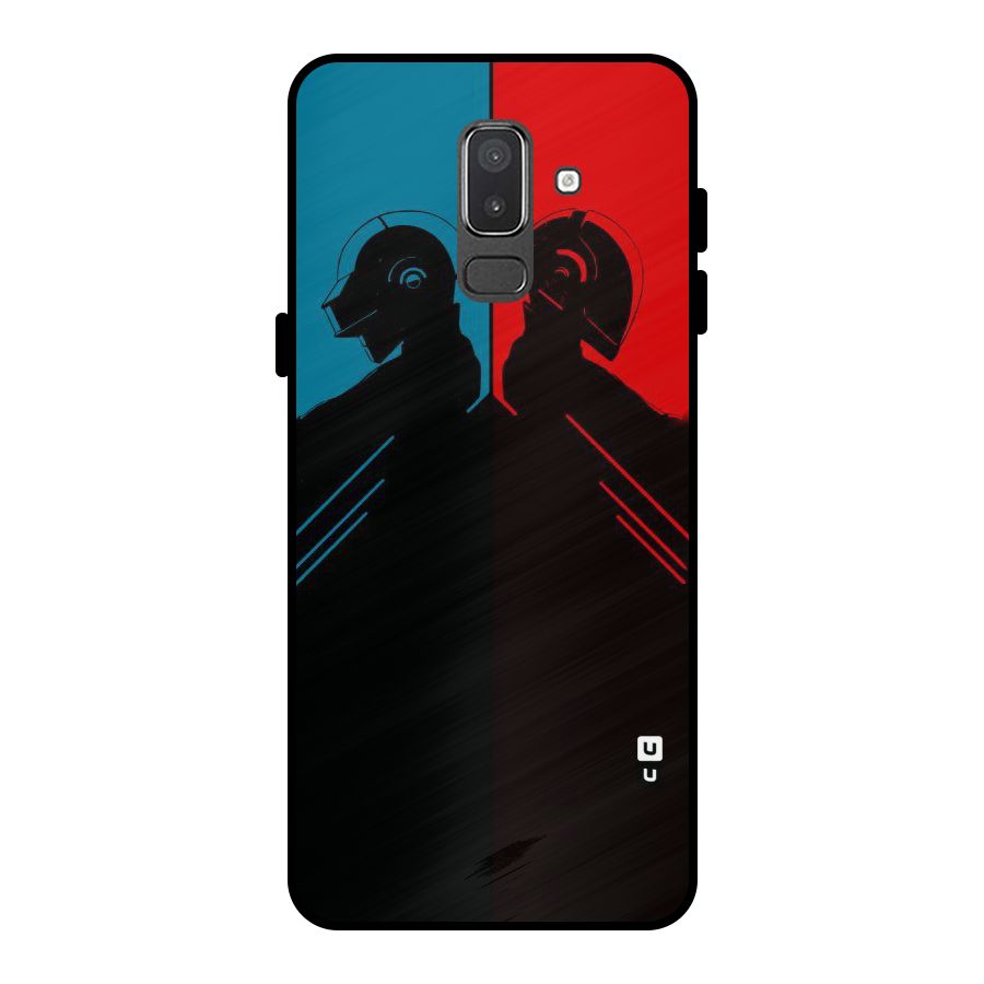 Fight Colours Metal Back Case for Galaxy On8 (2018)