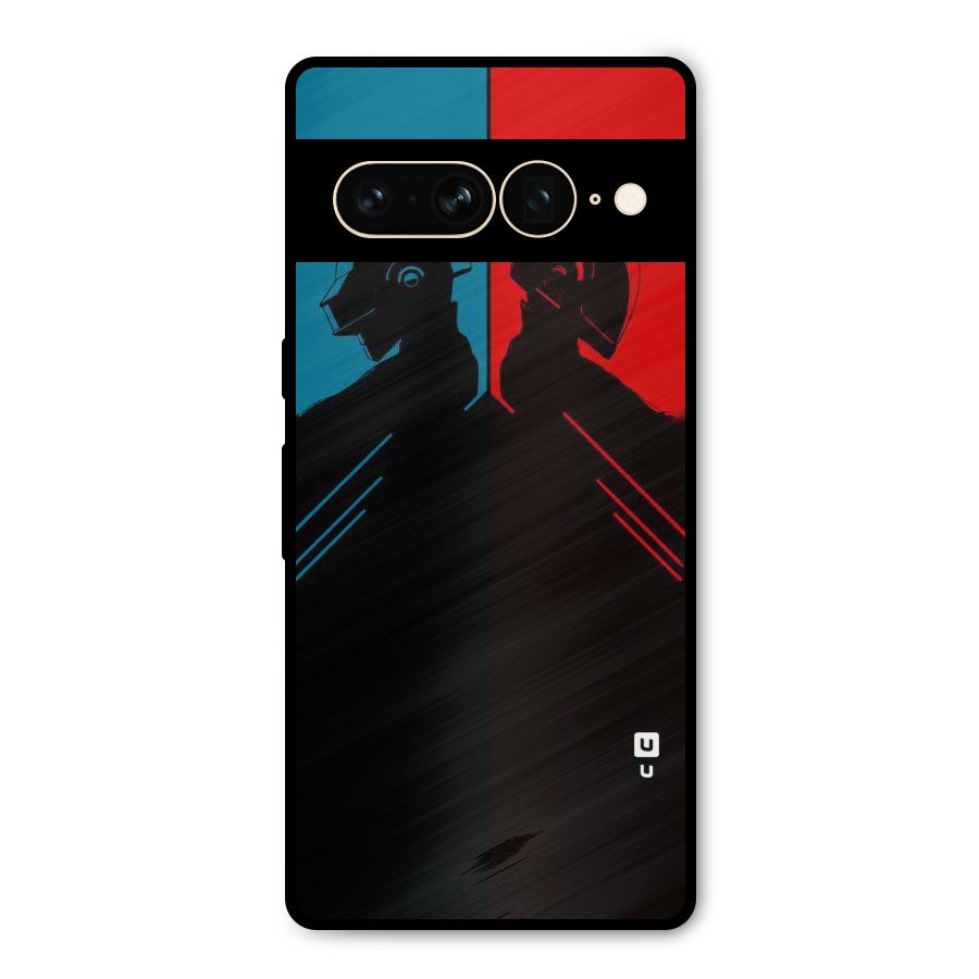 Fight Colours Metal Back Case for Google Pixel 7 Pro