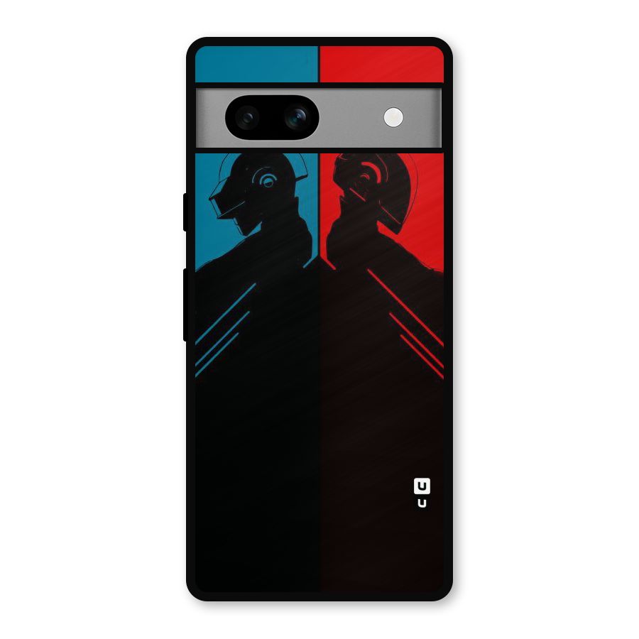 Fight Colours Metal Back Case for Google Pixel 7a