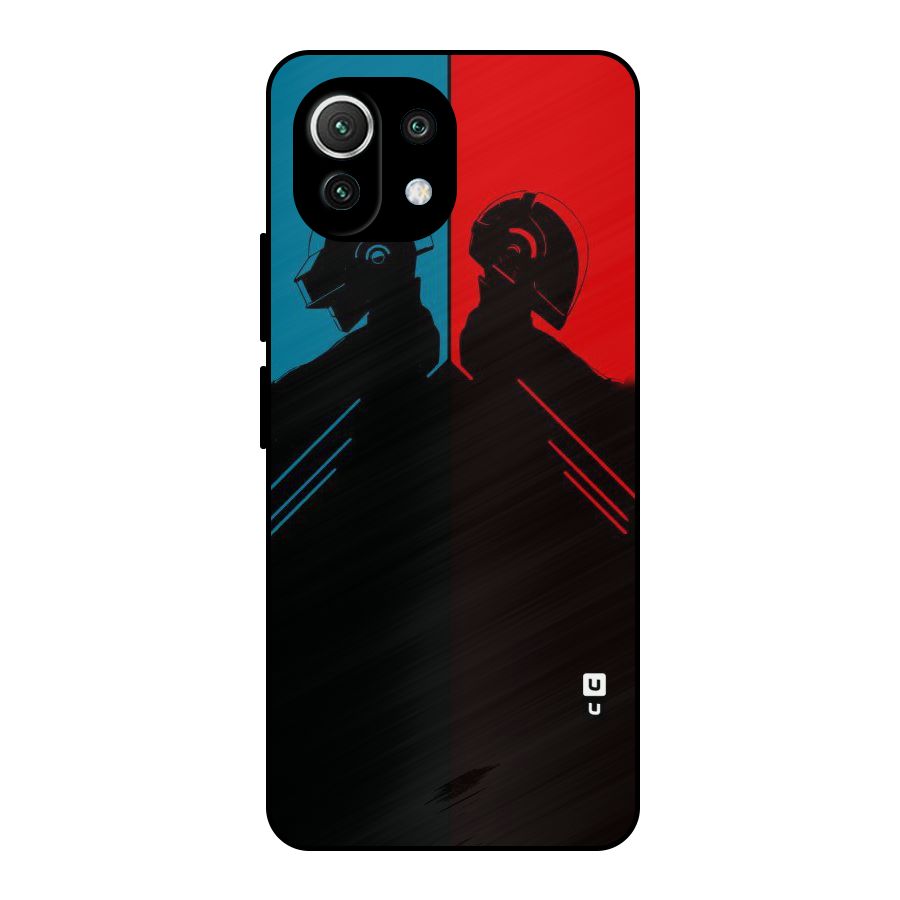 Fight Colours Metal Back Case for Mi 11 Lite NE 5G