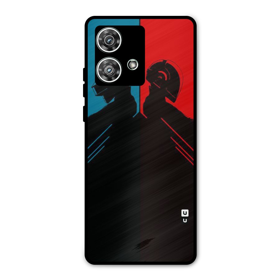 Fight Colours Metal Back Case for Motorola Edge 40 Neo