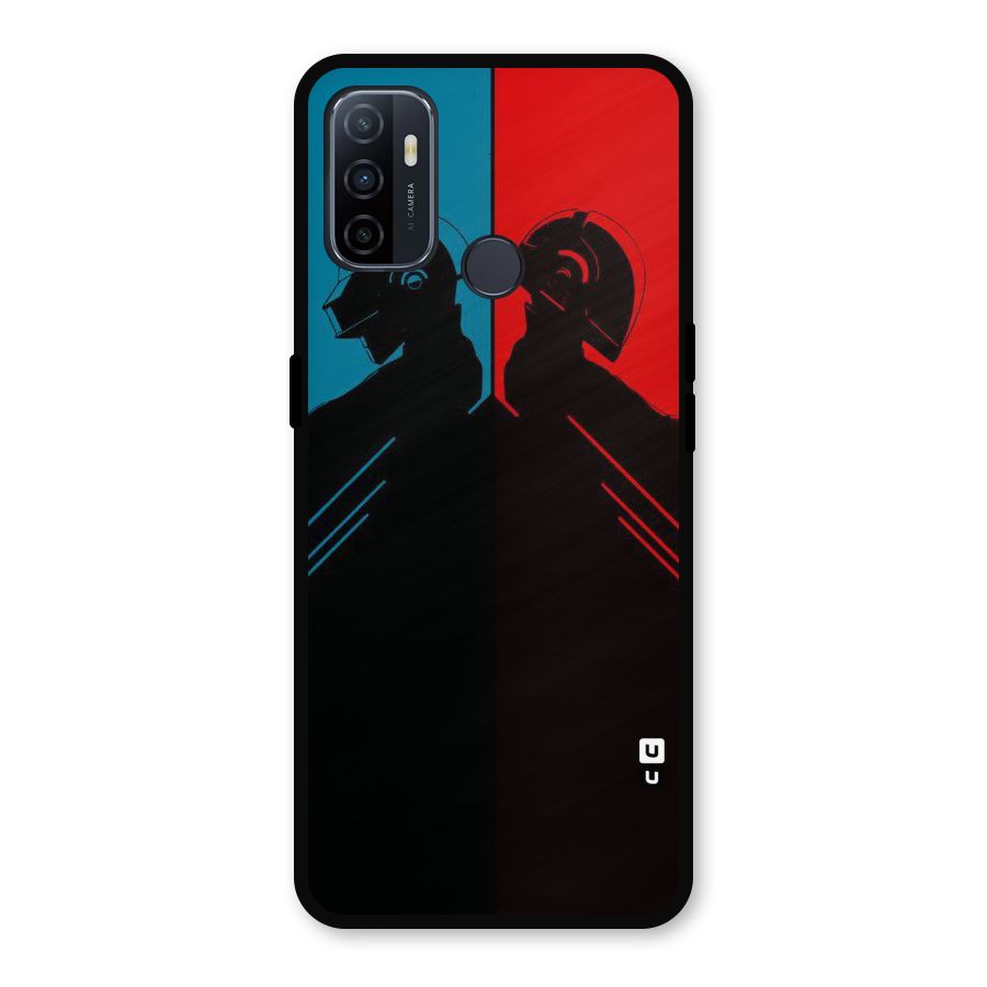 Fight Colours Metal Back Case for Oppo A53