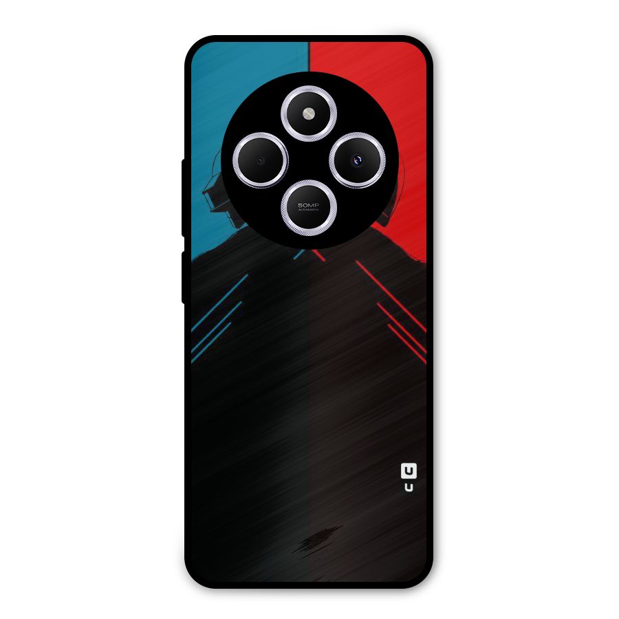 Fight Colours Metal Back Case for Poco C75 5G