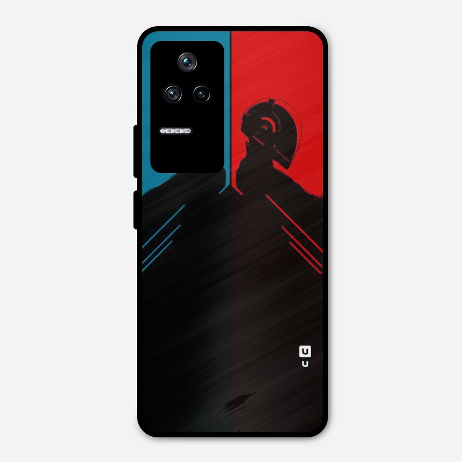Fight Colours Metal Back Case for Poco F4 5G
