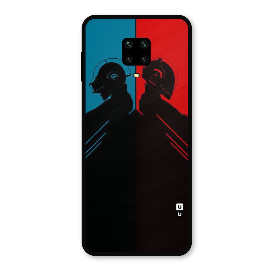 Fight Colours Metal Back Case for Poco M2