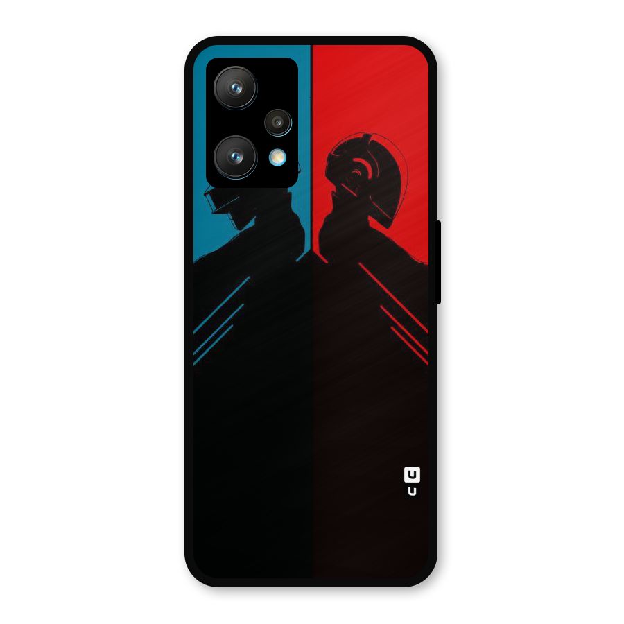 Fight Colours Metal Back Case for Realme 9 Pro Plus 5G