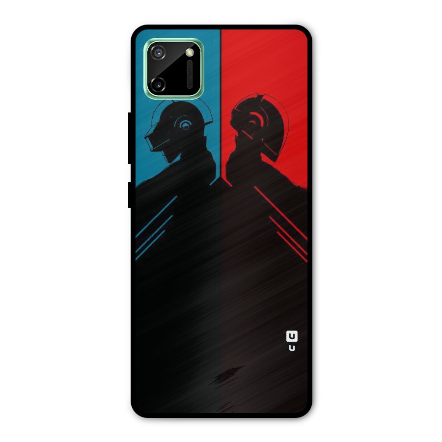 Fight Colours Metal Back Case for Realme C11