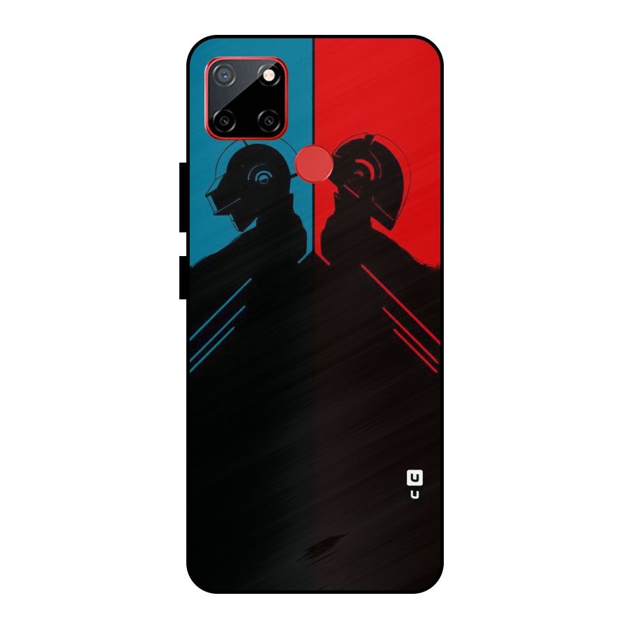 Fight Colours Metal Back Case for Realme C12