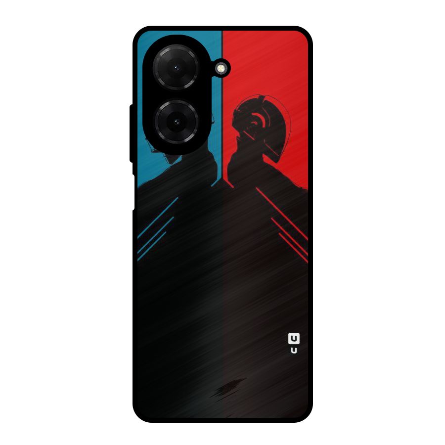 Fight Colours Metal Back Case for Redmi A5 4G