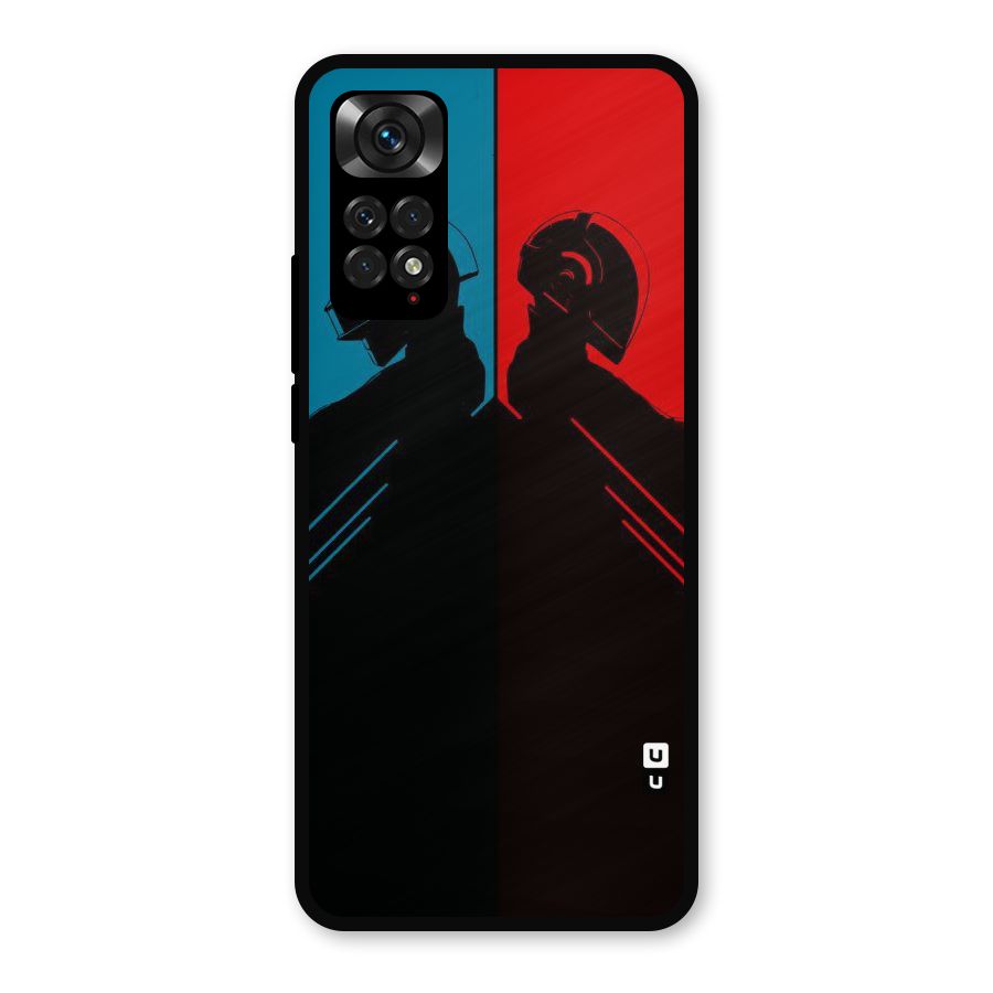 Fight Colours Metal Back Case for Redmi Note 11s