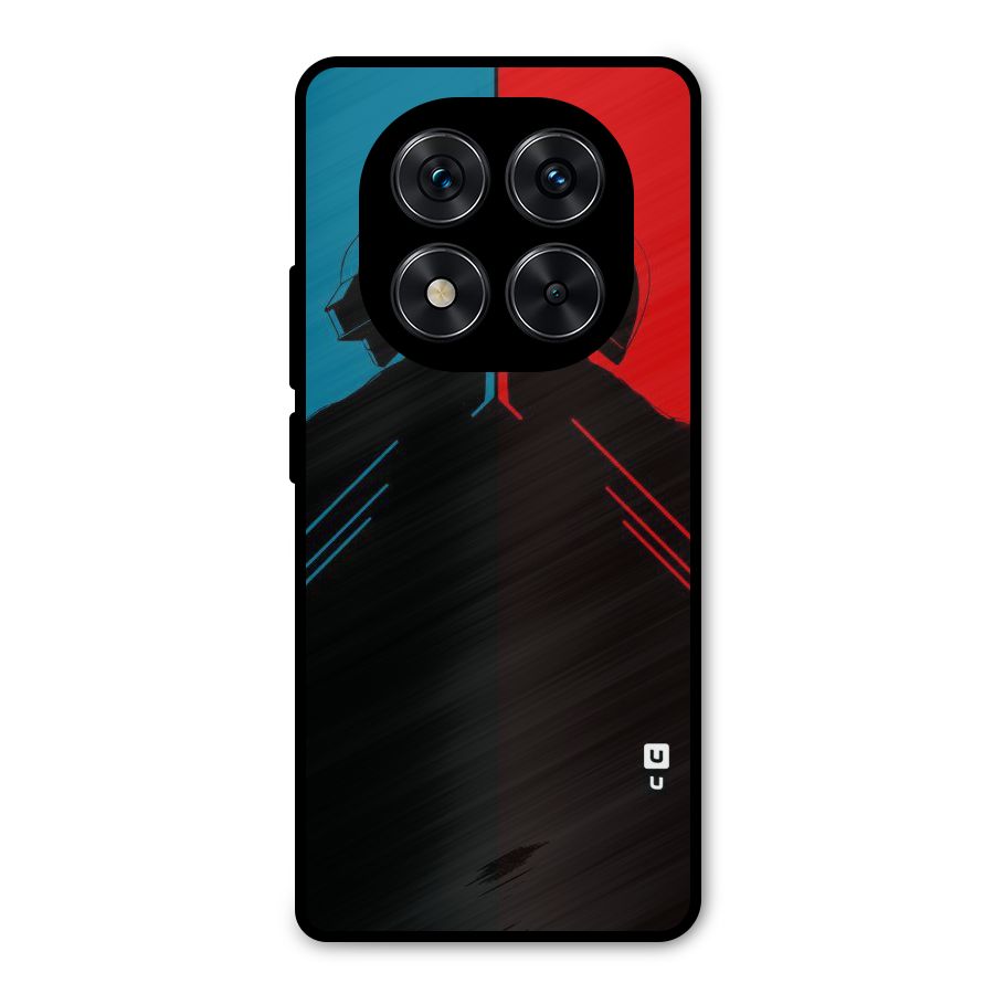 Fight Colours Metal Back Case for Redmi Note 14 Pro 5G