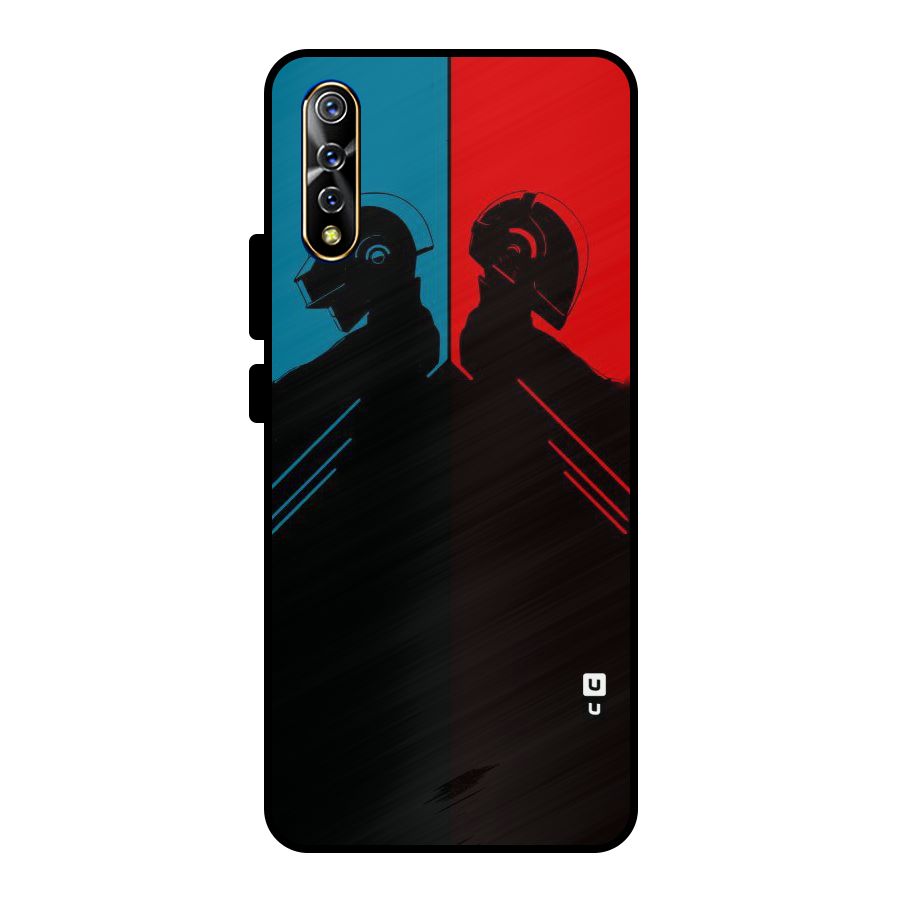 Fight Colours Metal Back Case for Vivo S1