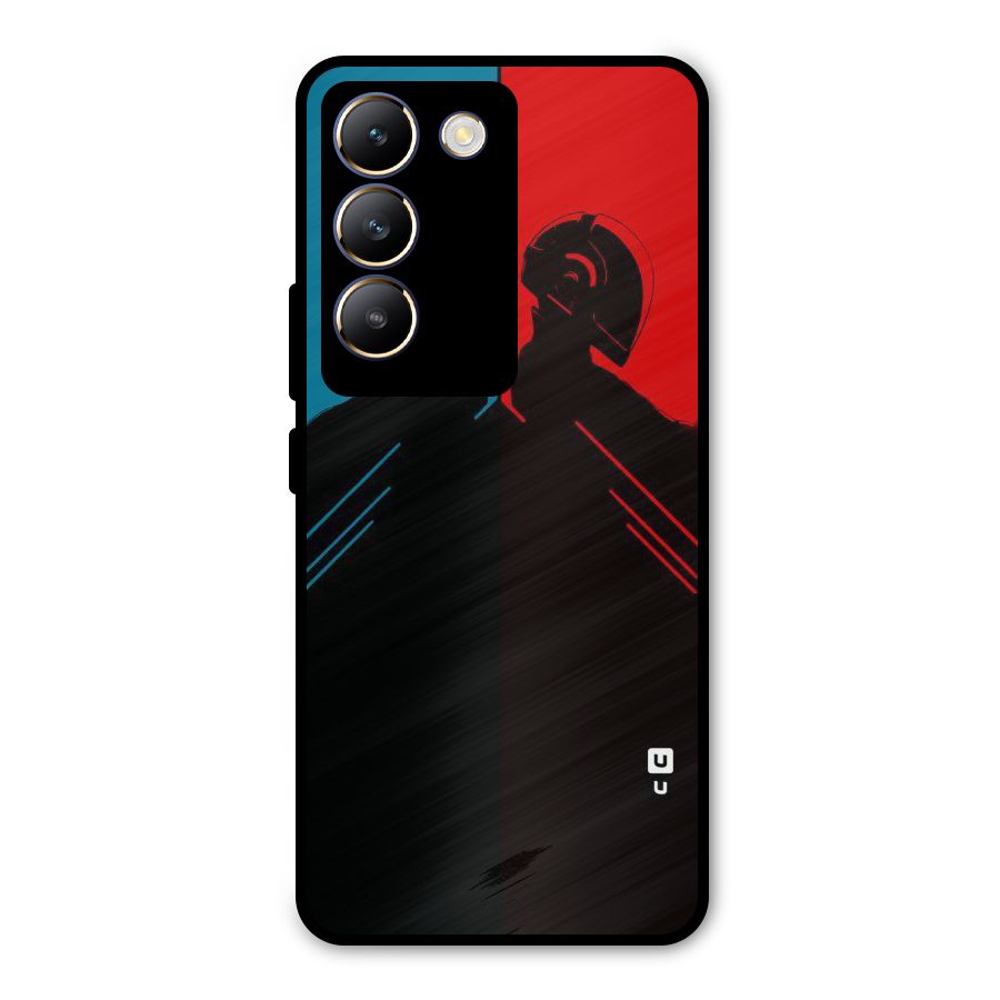 Fight Colours Metal Back Case for Vivo T3 5G