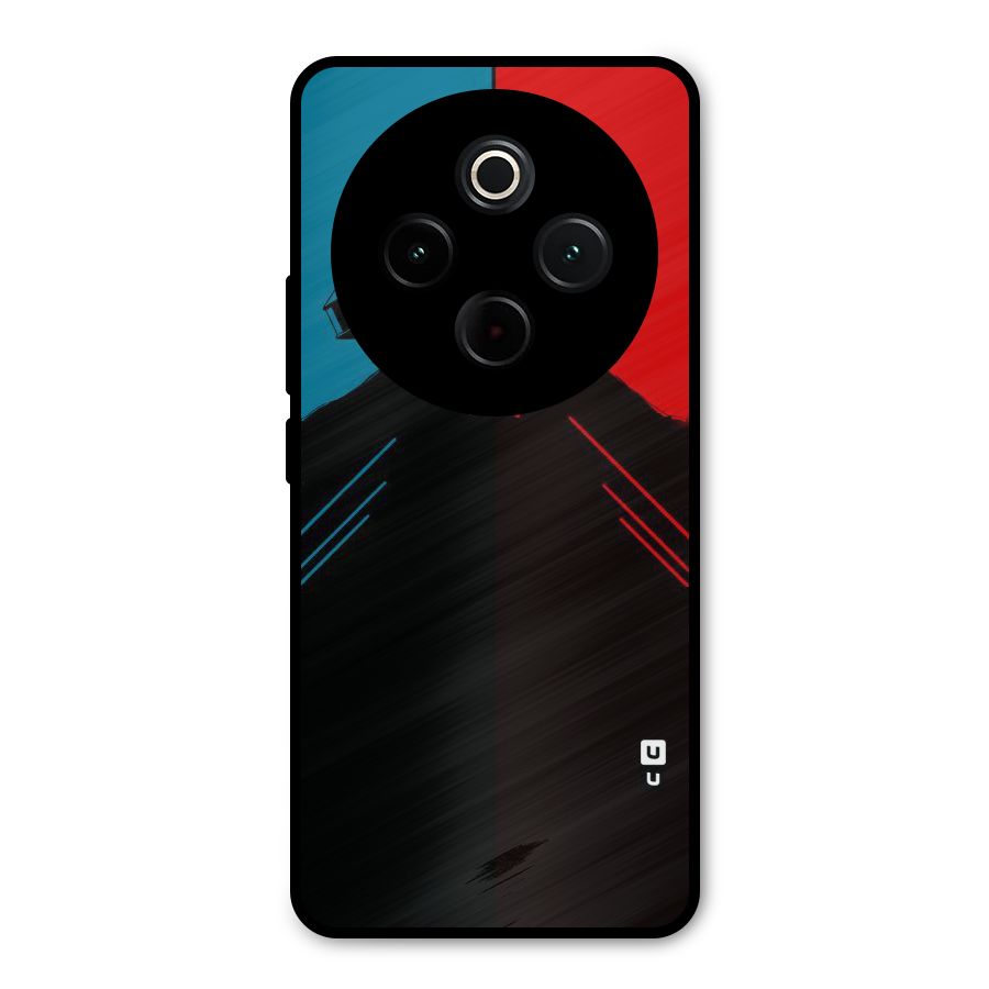 Fight Colours Metal Back Case for Vivo T4