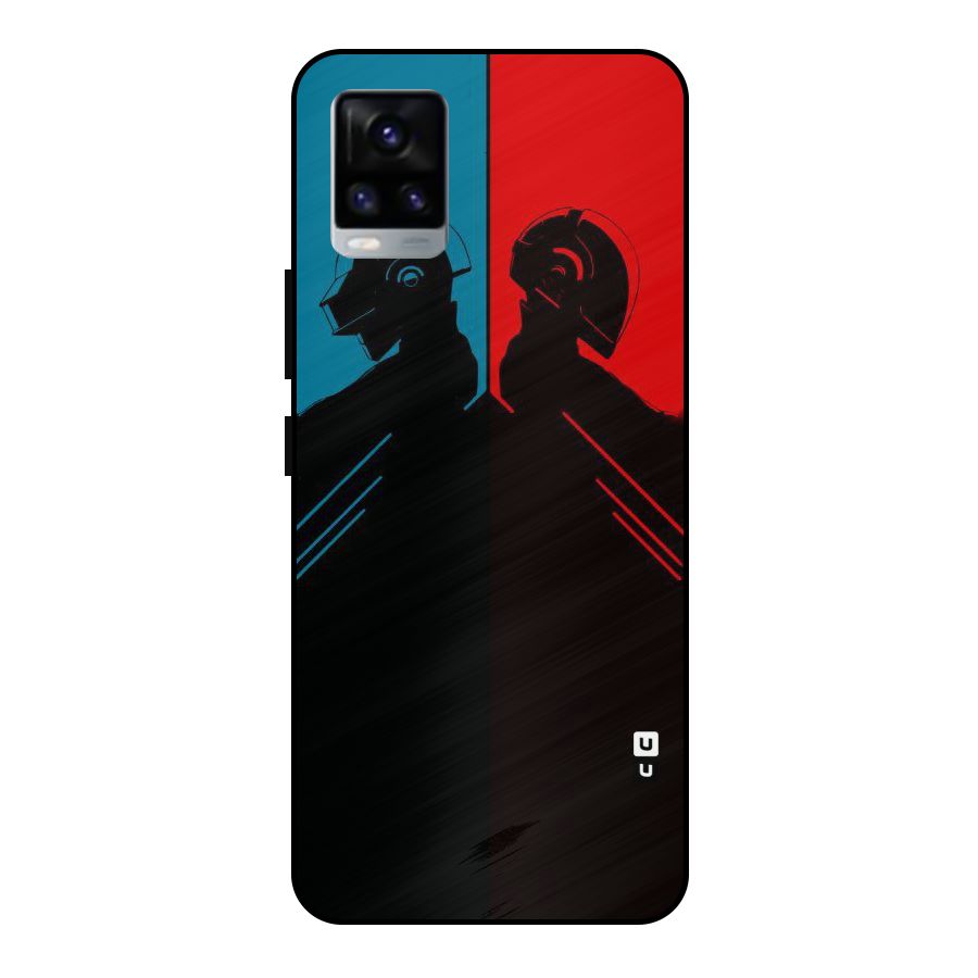 Fight Colours Metal Back Case for Vivo V20