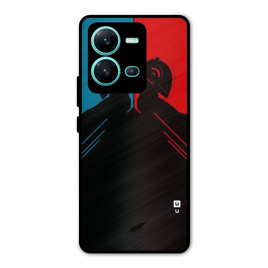 Fight Colours Metal Back Case for Vivo V25