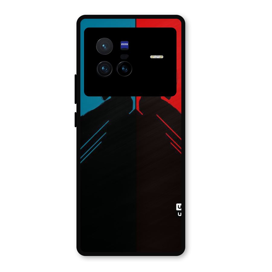 Fight Colours Metal Back Case for Vivo X80