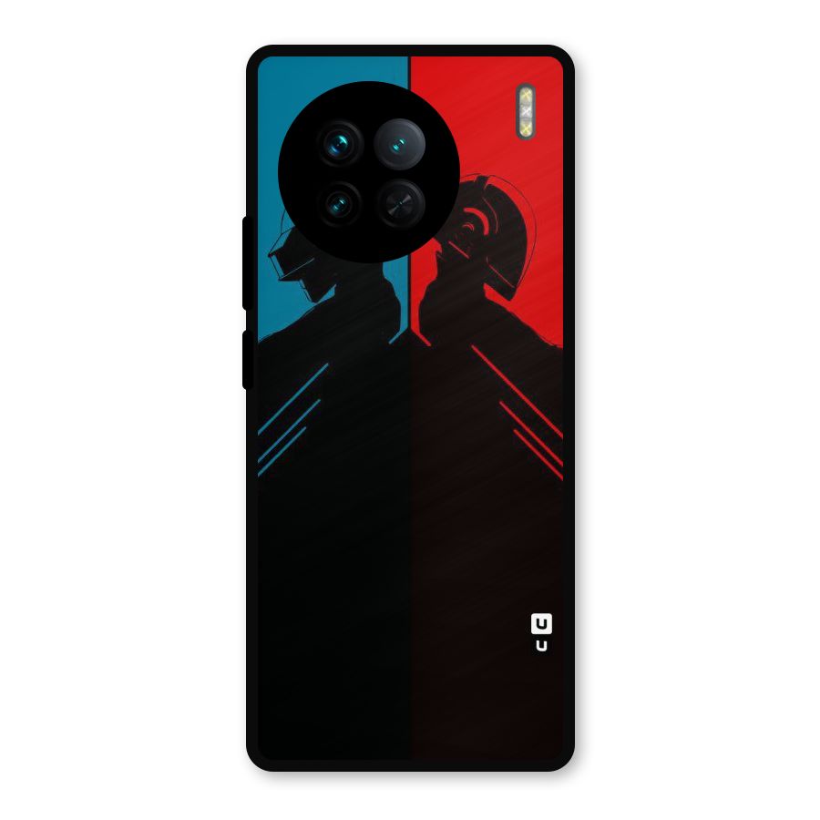 Fight Colours Metal Back Case for Vivo X90