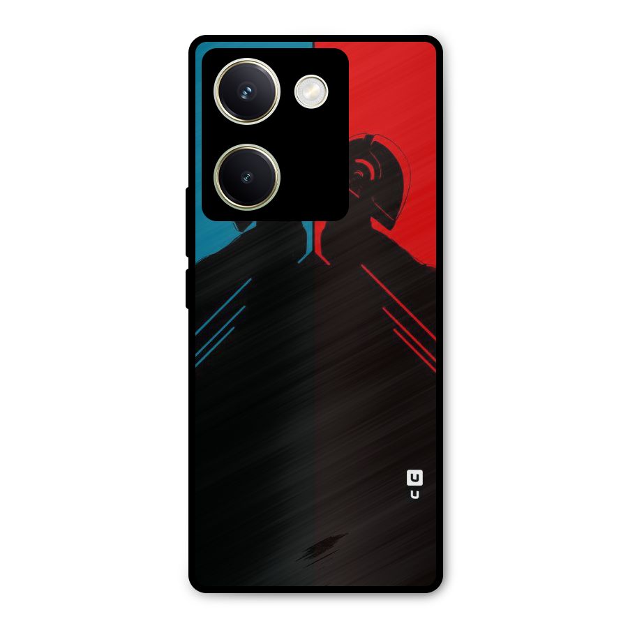 Fight Colours Metal Back Case for Vivo Y200 Pro