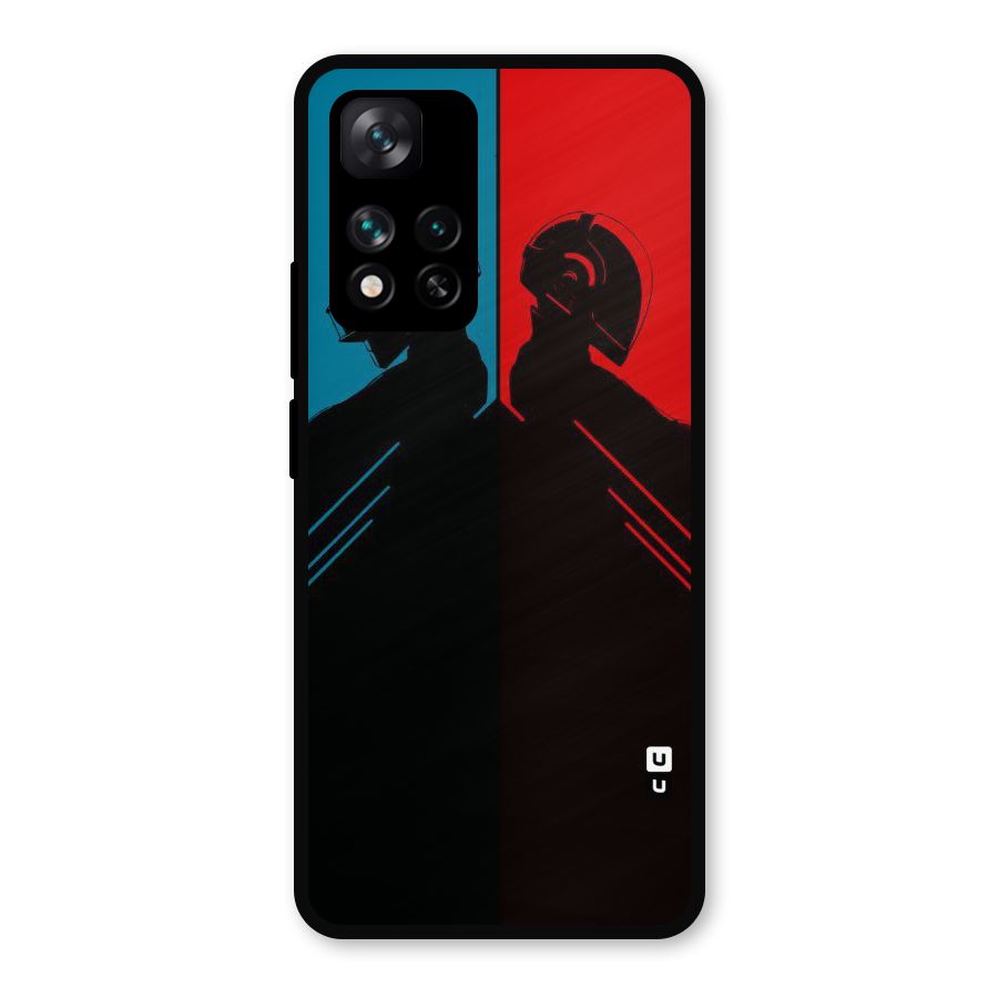 Fight Colours Metal Back Case for Xiaomi 11i Hypercharge 5G
