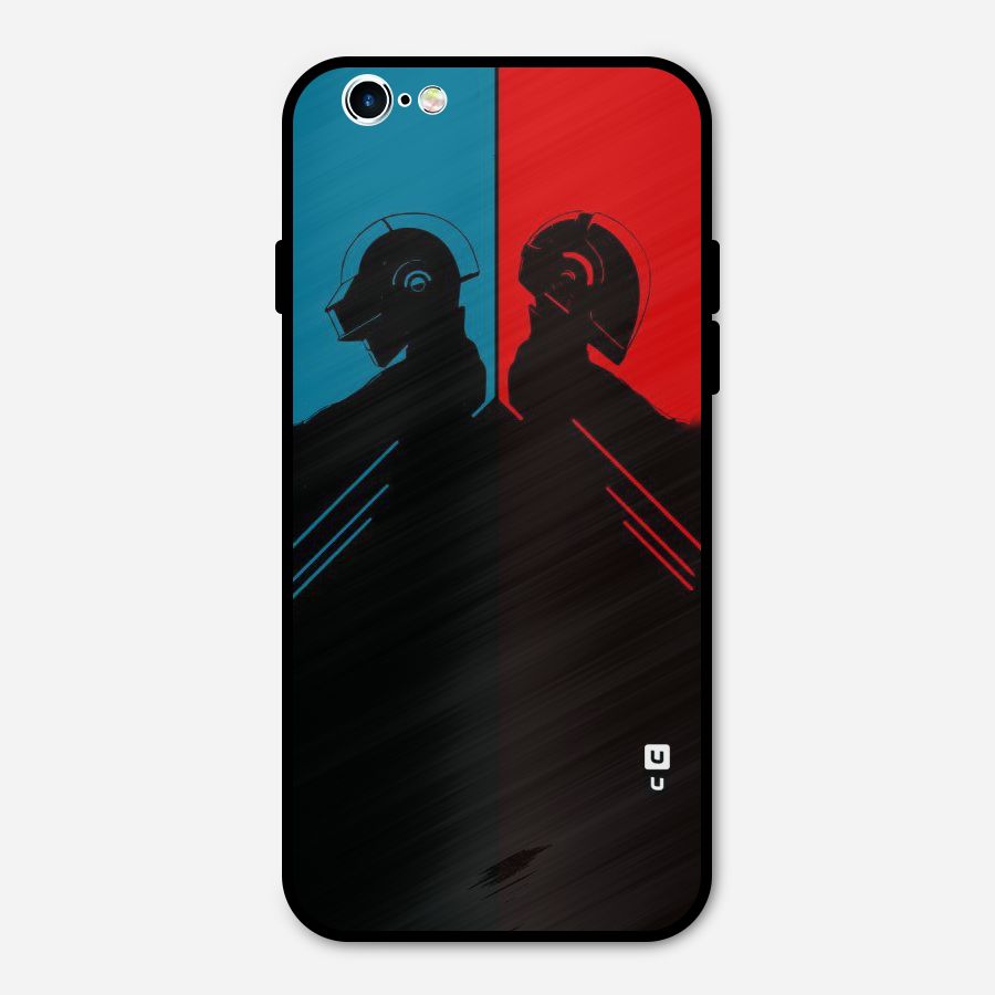 Fight Colours Metal Back Case for iPhone 6 6s