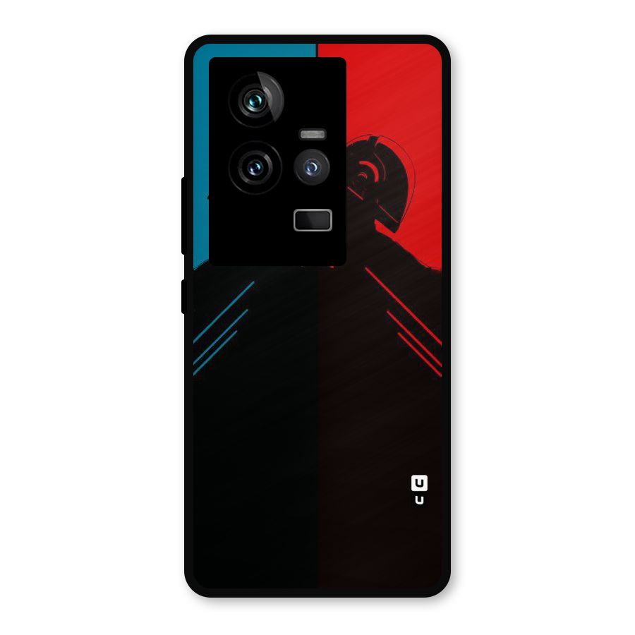 Fight Colours Metal Back Case for iQOO 11 5G