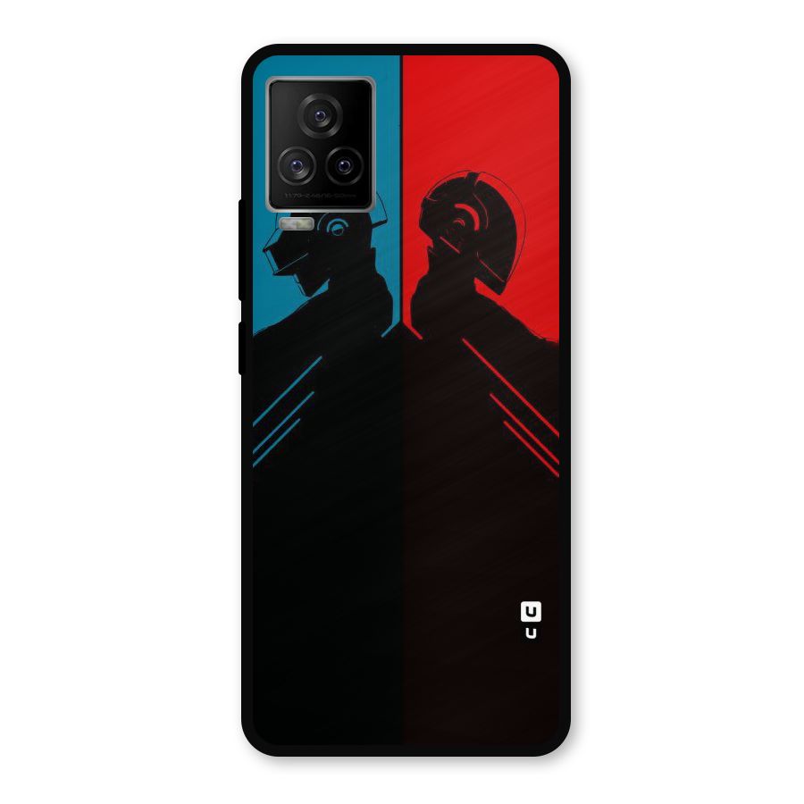 Fight Colours Metal Back Case for iQOO 7 Legend 5G