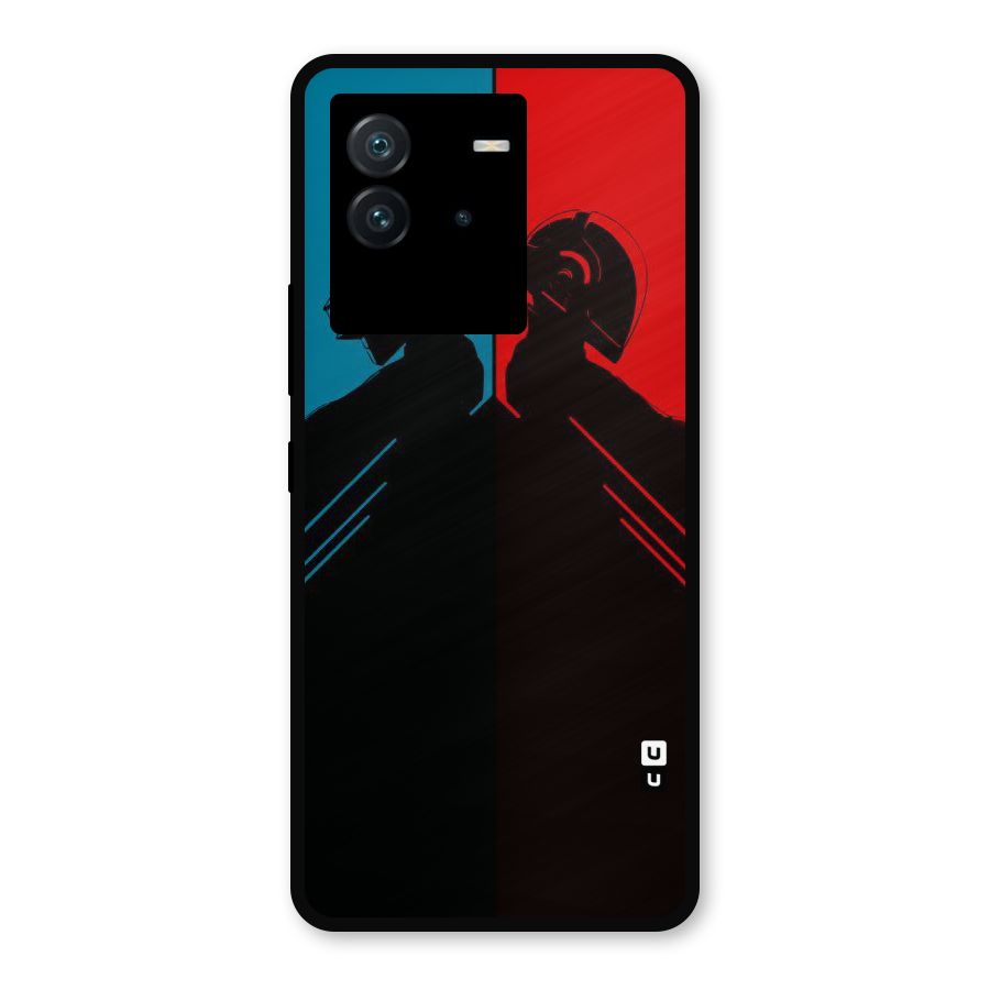 Fight Colours Metal Back Case for iQOO Neo 6 5G