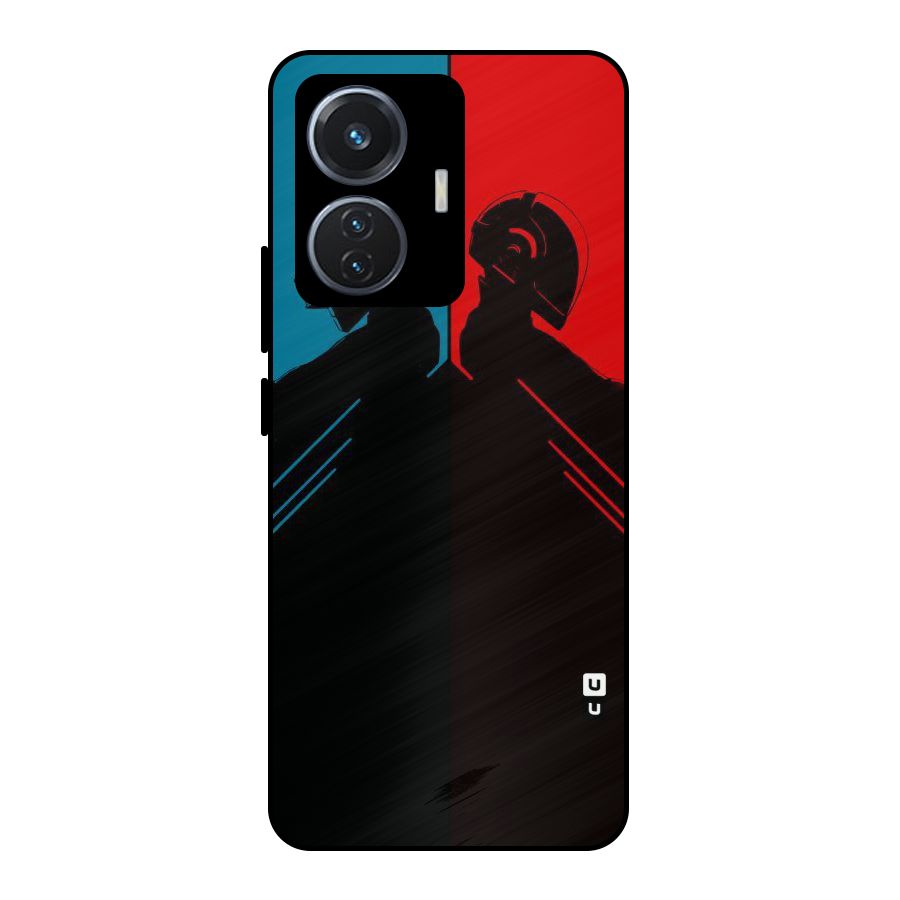 Fight Colours Metal Back Case for iQOO Z6 44W